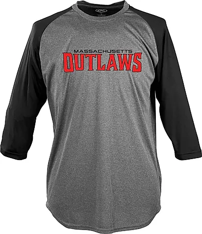 Rawlings Dri Fit 3/4 Sleeve Dri Fit