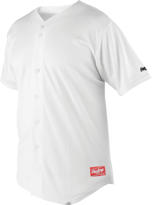 Rawlings Adult Full-Button Jersey