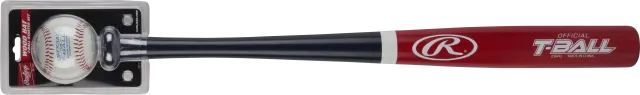 RAWLINGS 25-INCH YOUTH T-BALL WOOD BAT-BALL COMBO