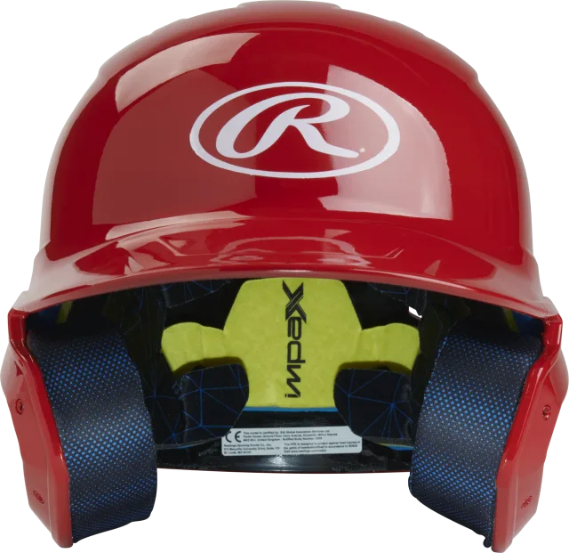 Rawlings Mach Senior Gloss 1-Tone Baseball Helmet- Helmets