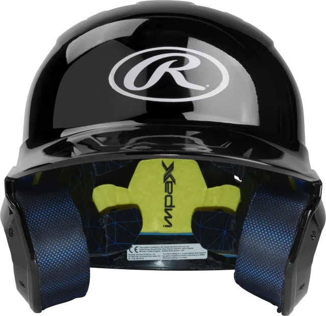 Rawlings Mach Junior Gloss 1-Tone Baseball Helmet- Helmets