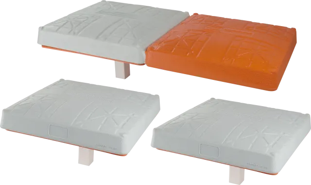 HOLLYWOOD IMPACT KWIK RELEASE DOUBLE FIRST BASE SET AND 2 KWIK RELEASE VARSITY BASES