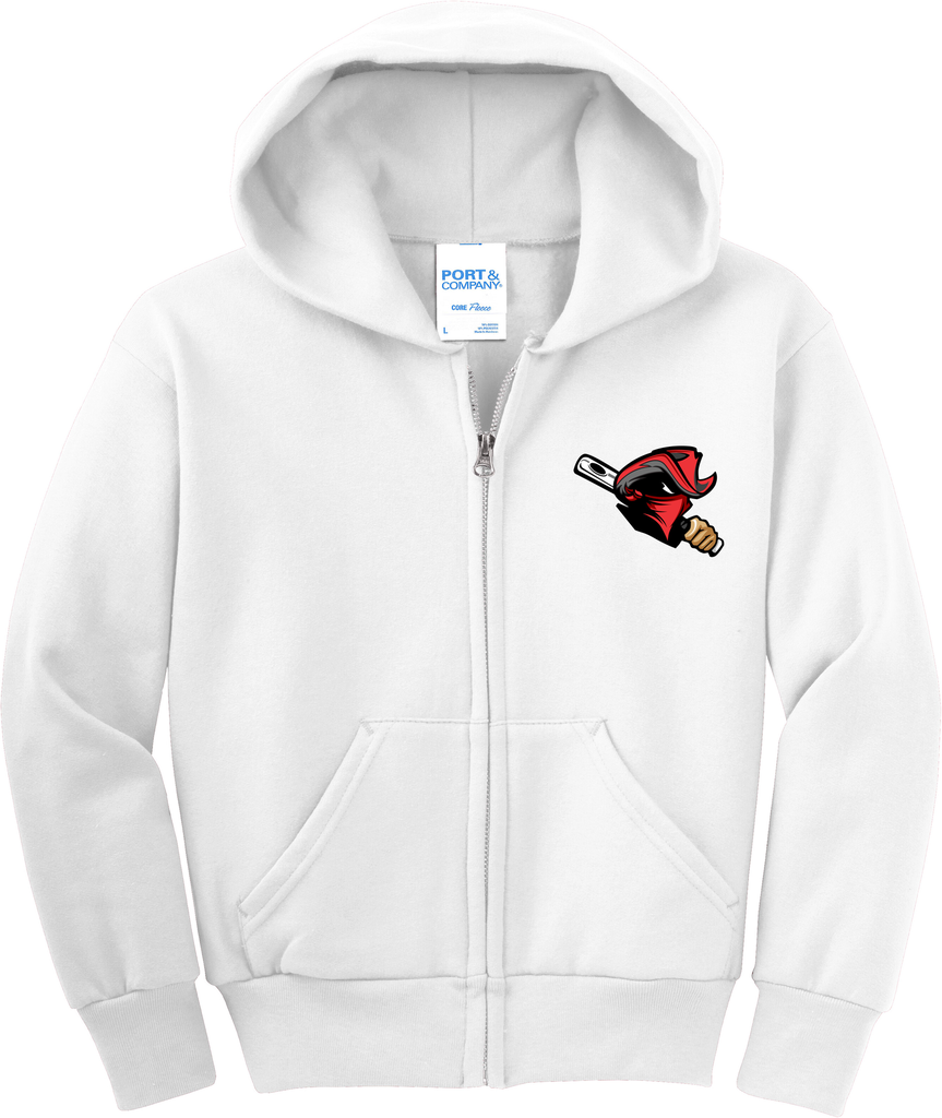 Youth Core Fleece Full-Zip Hooded Sweatshirt 