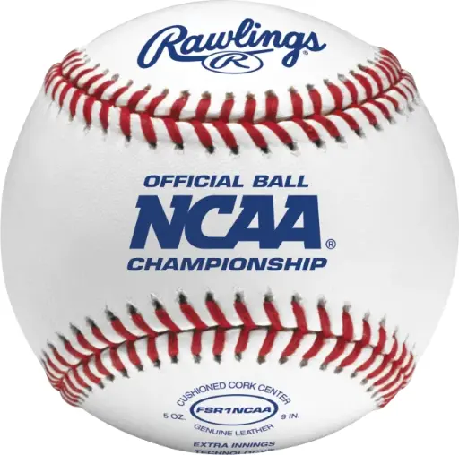 RAWLINGS FLAT SEAM OFFICIAL NCAA CHAMPIONSHIP BASEBALL