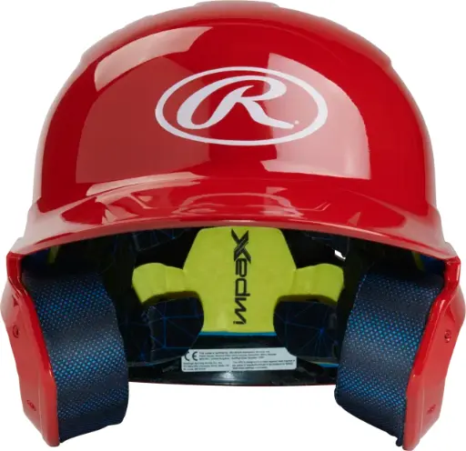 Rawlings Mach Senior Gloss 1-Tone Baseball Helmet- Helmets