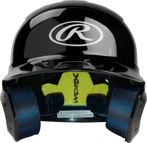Rawlings Mach Junior Gloss 1-Tone Baseball Helmet- Helmets