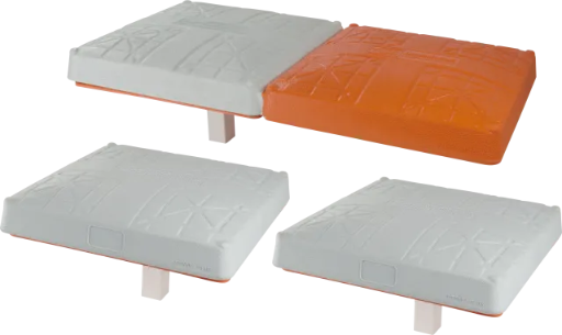 HOLLYWOOD IMPACT KWIK RELEASE DOUBLE FIRST BASE SET AND 2 KWIK RELEASE VARSITY BASES