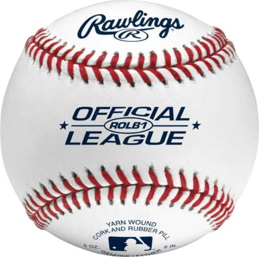 RAWLINGS OFFICIAL LEAGUE LEATHER 8.5-INCH BASEBALL