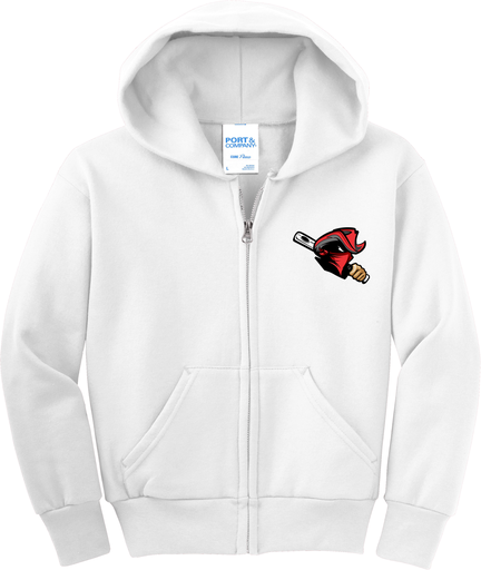 Youth Core Fleece Full-Zip Hooded Sweatshirt 